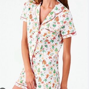 Roller Rabbit Holiday Print Women's Pajama Set